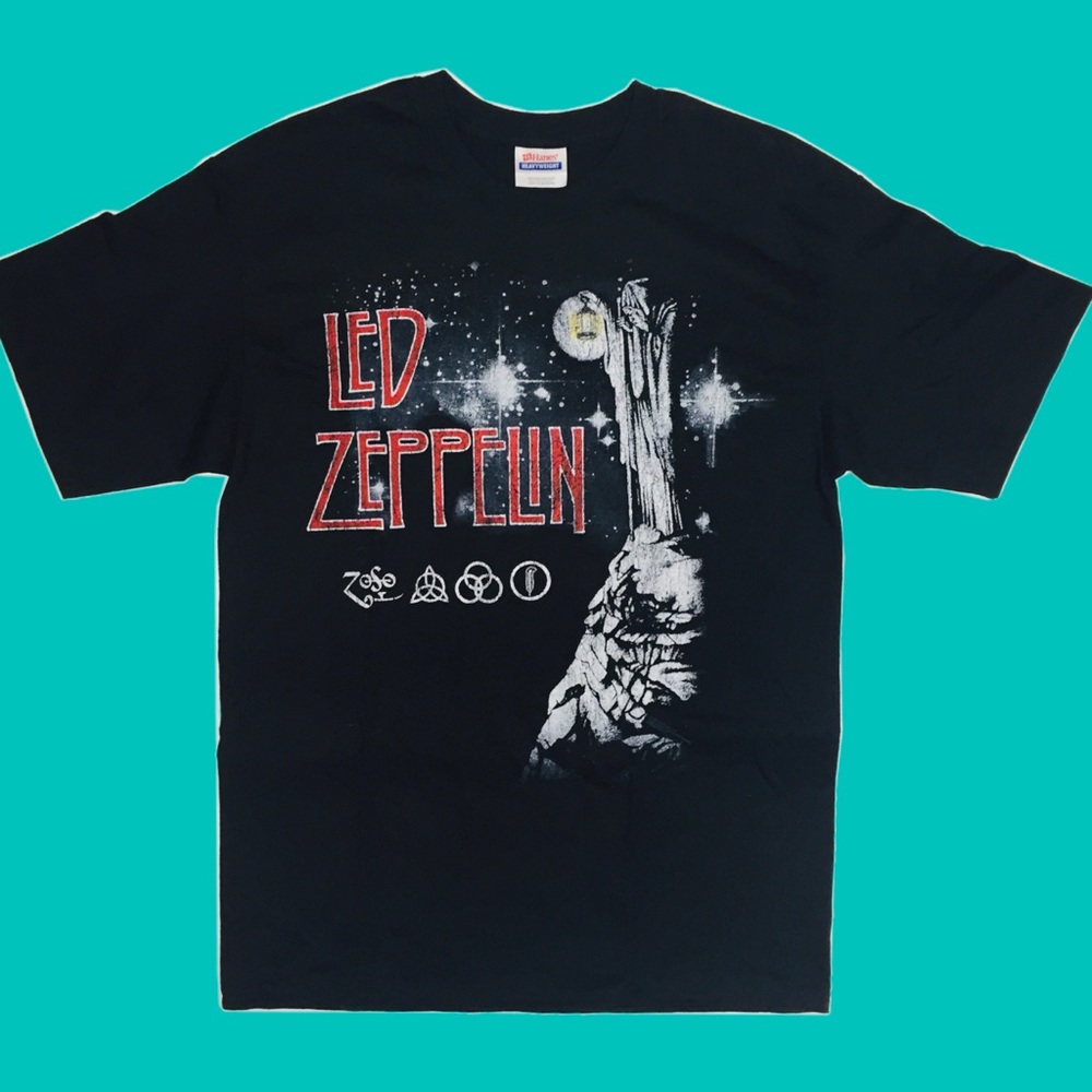 NWOT 07’ Led Zeppelin band tee black size medium